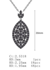 Sterling Silver Semi Mount Pendant Setting Round RD 3x3mm - Syzjewelry